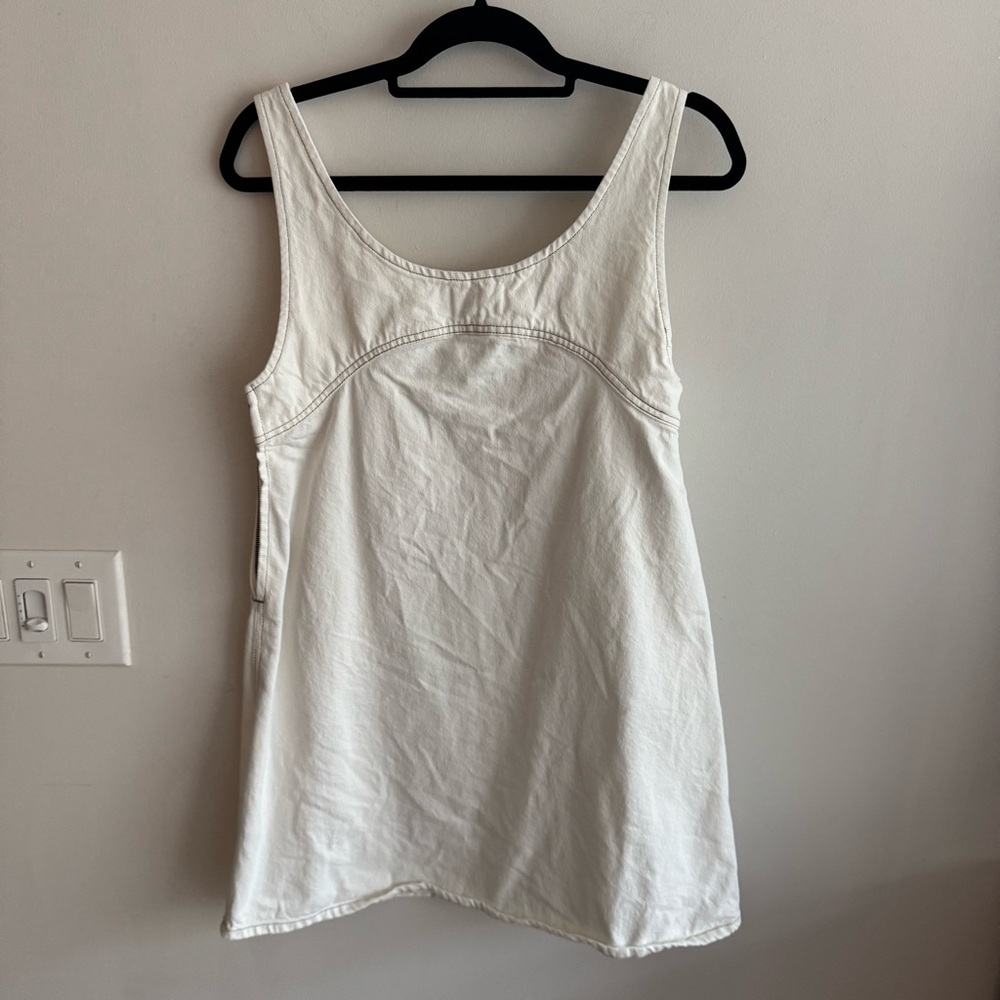 Frame Micro Flare Denim Dress - Picture 3 of 7